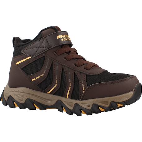 Baskets enfant garçon légère souple Marron bkbr+Noir bkrd+Vert bkgr 5 - vertbaudet enfant 