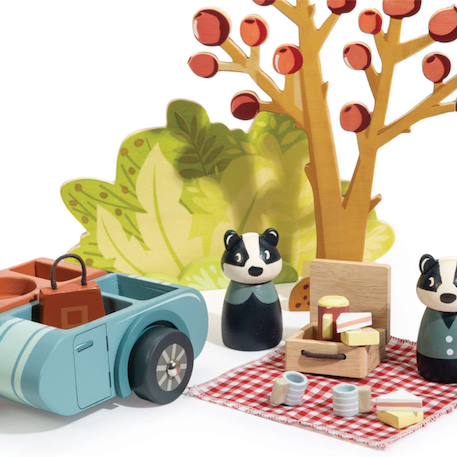 Figurine balade à moto des blaireaux Multicolor 5 - vertbaudet enfant 