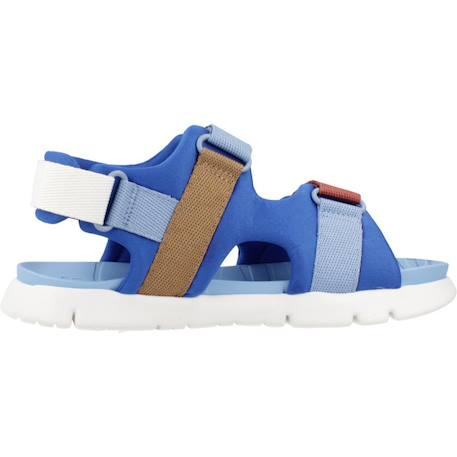 Sandales enfant fille en textile Bleu multi+Bleu multicolore 1 - vertbaudet enfant 