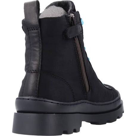 Bottes enfant garçon en textile brutus Noir 3 - vertbaudet enfant 