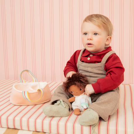 Poupée 21 cm et son couffin Misha Rose 3 - vertbaudet enfant 