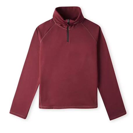 Veste polaire fille clime fleece Bordeaux 1 - vertbaudet enfant 