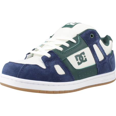 Baskets enfant garçon en cuir garçon cuir Bleu 410+Gris 008 4 - vertbaudet enfant 