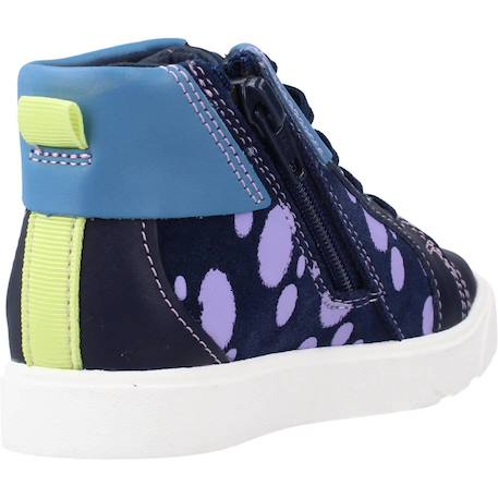 Baskets bébé fille en cuir city scare Bleu navy 3 - vertbaudet enfant 