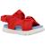 Sandales bébé garçon en textile oruga Rouge 5 - vertbaudet enfant 