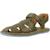Sandales enfant garçon en cuir bicho Vert 4 - vertbaudet enfant 