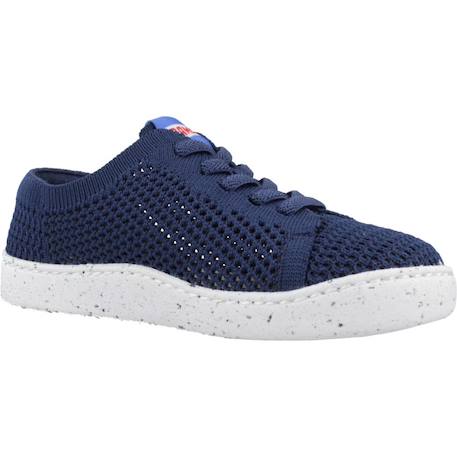 Baskets enfant garçon en textile ganxet yard-hypnos/tour Bleu foncé 5 - vertbaudet enfant 
