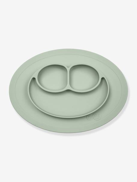 Set de table tout-en-un avec assiette Mini mat en silicone ROSE+VERT AMANDE 4 - vertbaudet enfant 