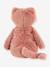 Peluche bébé Mrs. Cat 18 cm rose 2 - vertbaudet enfant 