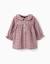 Robe à manches longues en sergé à carreaux b&s Gris clair 1 - vertbaudet enfant 