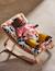 Transat poupée LEVO Doll Fleurs rose+Fleurs rouges 7 - vertbaudet enfant 