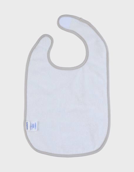 Lot de 2 bavoirs en éponge Blanc 6 - vertbaudet enfant 