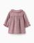 Robe à manches longues en sergé à carreaux b&s Gris clair 2 - vertbaudet enfant 