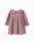 Robe à manches longues en sergé à carreaux b&s Gris clair 2 - vertbaudet enfant 