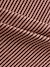 Drap-housse percale de coton 'lisette' Rayure bordeaux/ecru 3 - vertbaudet enfant 