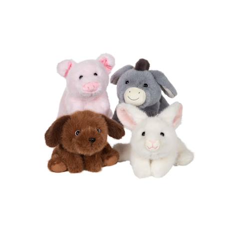 Peluche cochon - floppy choopy familiers -  22 cm Rose 3 - vertbaudet enfant 