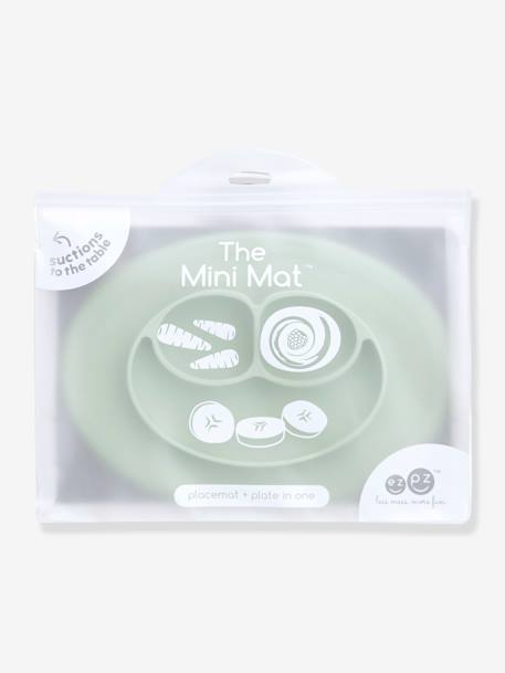 Set de table tout-en-un avec assiette Mini mat en silicone ROSE+VERT AMANDE 5 - vertbaudet enfant 