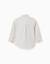 Chemise en coton à manches longues à carreaux Beige clair 2 - vertbaudet enfant 