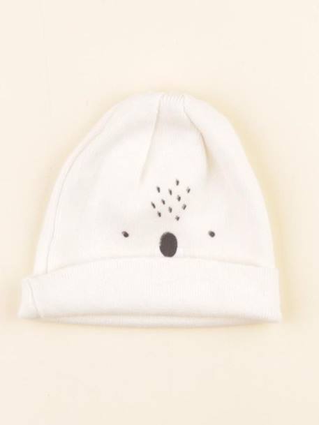 Bonnet de naissance - 0/1 mois Blanc 1 - vertbaudet enfant 