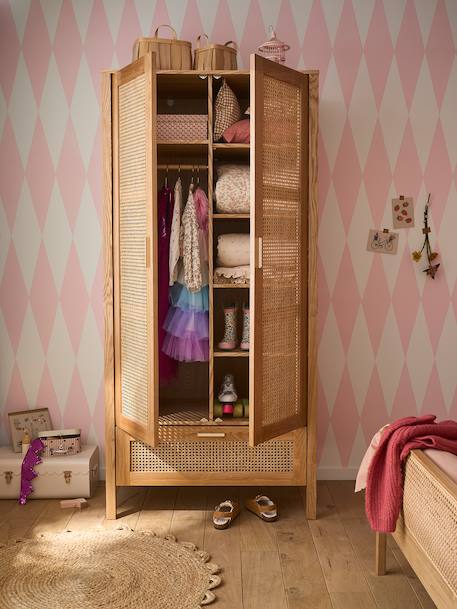 Armoire 2 portes cannage Ella bois 2 - vertbaudet enfant 