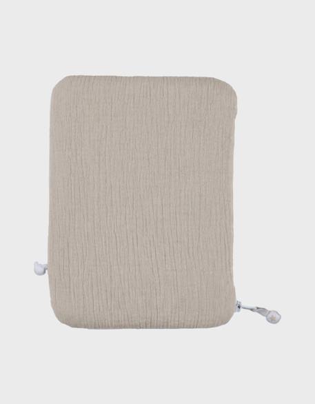Protège carnet de santé - coton bio Beige 4 - vertbaudet enfant 