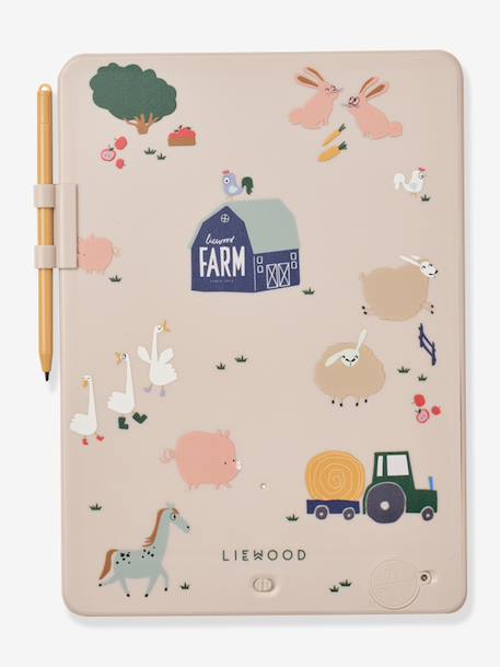 Zora tablette dessin magique 10' beige+bleu+multicolore+rose 4 - vertbaudet enfant 