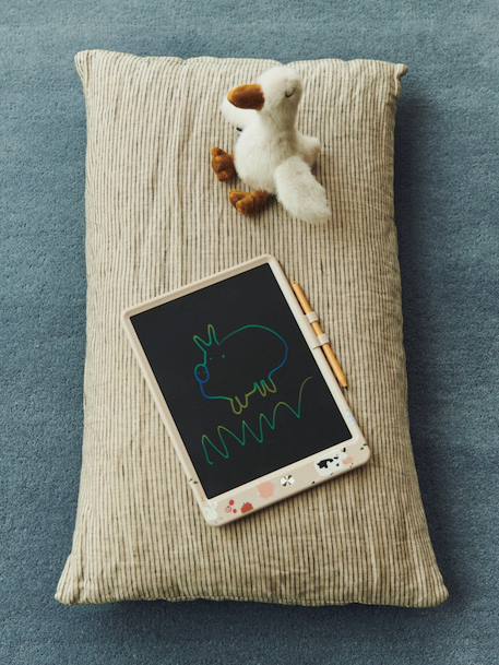 Zora tablette dessin magique 10' beige+bleu+multicolore+rose 1 - vertbaudet enfant 