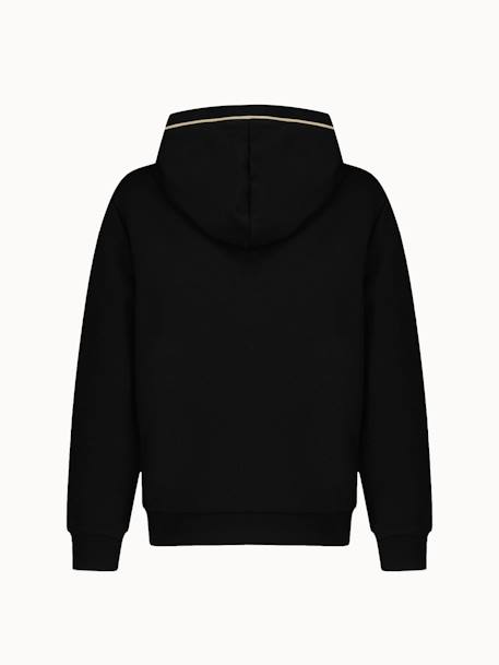 Sweat à capuche en double face avec détails dorés kids gold Noir 2 - vertbaudet enfant 