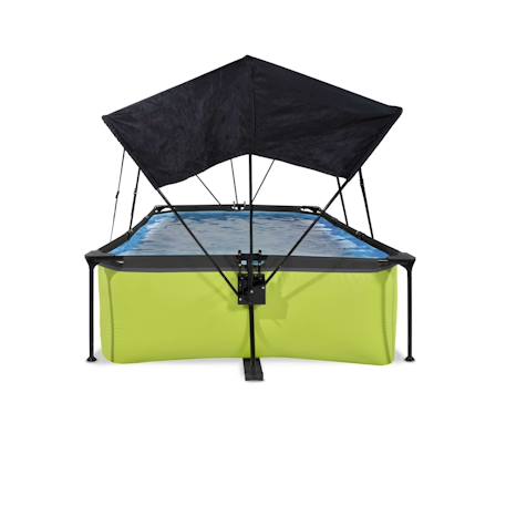 Piscine 300x200x65cm avec voile d'ombrage et pompe filtrante Vert 3 - vertbaudet enfant 