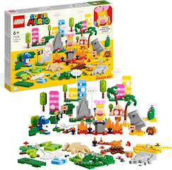 Lego super mario 71418 set la boîte à outils créative - vertbaudet enfant