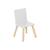Table rectangulaire enfant bois de pin 4 assises - judith Blanc+Vert 3 - vertbaudet enfant 