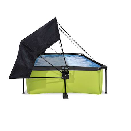 Piscine 300x200x65cm avec voile d'ombrage et pompe filtrante Vert 4 - vertbaudet enfant 