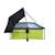 Piscine 300x200x65cm avec voile d'ombrage et pompe filtrante Vert 4 - vertbaudet enfant 