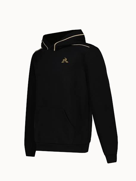 Sweat à capuche en double face avec détails dorés kids gold Noir 3 - vertbaudet enfant 
