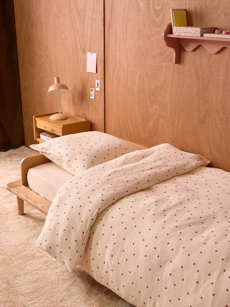 Housse de couette gaze de coton 'maude' Terracotta 1 - vertbaudet enfant 