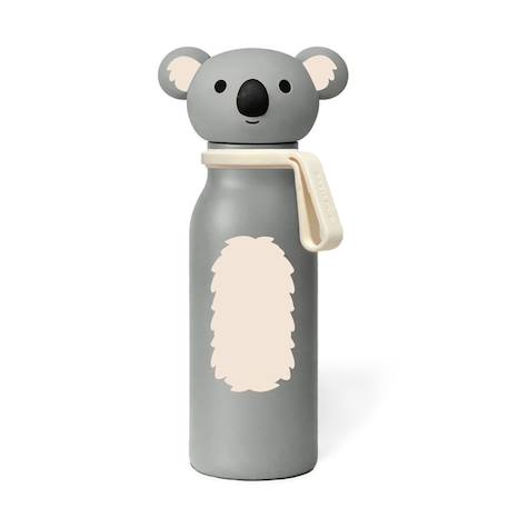 Gourde en inox isotherme 400 ml - koala Multi-coloured 1 - vertbaudet enfant 
