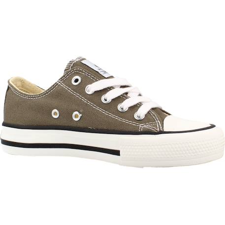 Baskets enfant garçon en textile Vert kaki 5 - vertbaudet enfant 