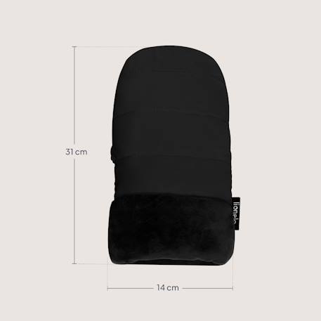Chauffe-main universel handmuff oli pour poussette, imperméable Black+Nutty 6 - vertbaudet enfant 