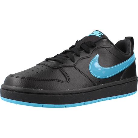 Basket fille modèle court borough low jes gs Noir 023 4 - vertbaudet enfant 