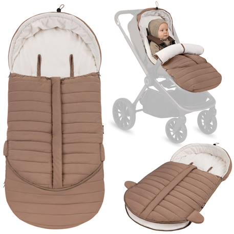 Chancelière universelle oli pour poussette, imperméable de +5 à -20 °c avec filtre uv Black+Nutty 7 - vertbaudet enfant 