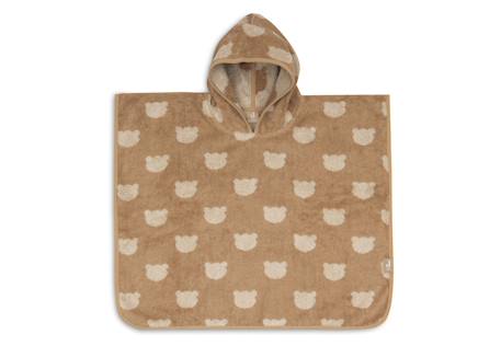 Poncho de bain éponge en coton Beige+Biscuit imprimé ours+Bleu+Creme+Marron clair+Nougat+Rose+Rose pâle imprimé fleurs+Vert d'eau 8 - vertbaudet enfant 