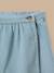 Jupe short en velours fille Orage+Rose poudre 2 - vertbaudet enfant 