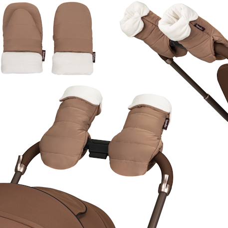 Chauffe-main universel handmuff oli pour poussette, imperméable Black+Nutty 7 - vertbaudet enfant 