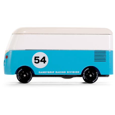Van Diesel Volkswagen T1 Bleu+Orange+Vert 1 - vertbaudet enfant 
