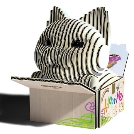Puzzle 3d - chats - mocha Blanc 4 - vertbaudet enfant 
