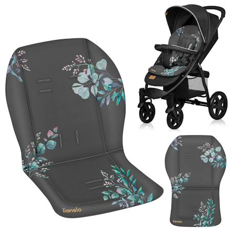 Coussin réducteur universel seatliner pour poussette, hydrophobe, réversible et lavable Black+Grey 5 - vertbaudet enfant 
