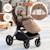 Chancelière universelle oli pour poussette, imperméable de +5 à -20 °c avec filtre uv Black+Nutty 9 - vertbaudet enfant 