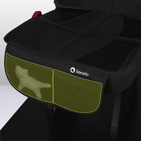 Tapis de protection universel sikker pour siège auto avec mousse epe 8 mm, surface antidérapante et poche de rangement Black carbon 3 - vertbaudet enfant 