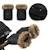Chauffe-mains universel handmuff pour poussette, imperméable, coupe-vent et avec fourrure amovible Black 1 - vertbaudet enfant 