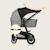 Pare-soleil universel stroller sun cover 53 x 51 cm avec protection upf 50+ pour poussette et siège-auto Black carbon 4 - vertbaudet enfant 